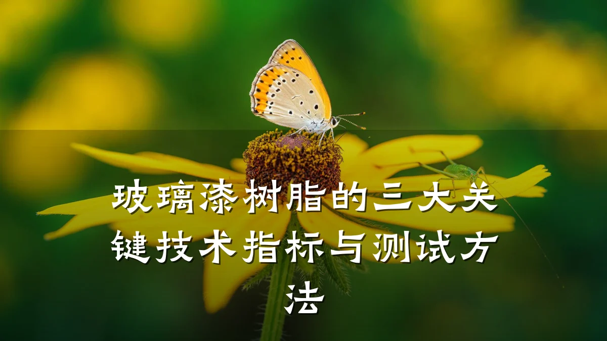 玻璃漆树脂的三大关键技术指标与测试方法