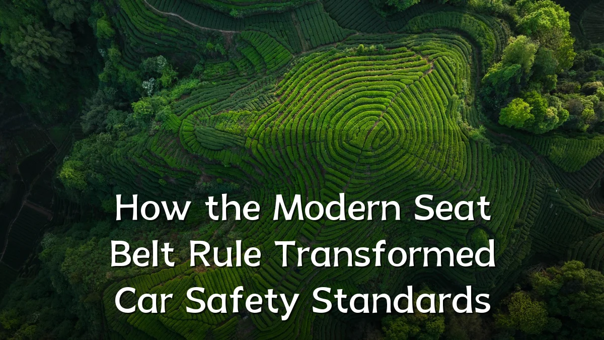 How the Modern Seat Belt Rule Transformed Car Safety Standards