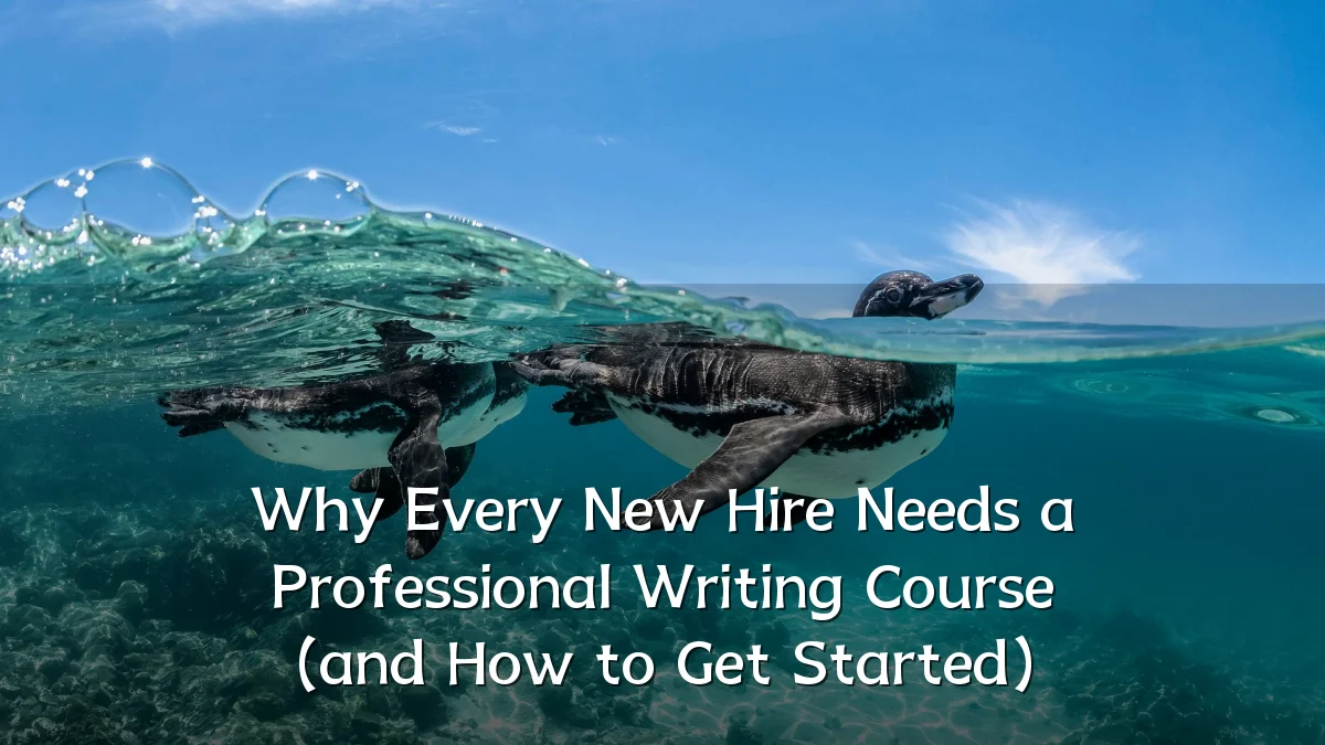 Why Every New Hire Needs a Professional Writing Course (and How to Get Started)