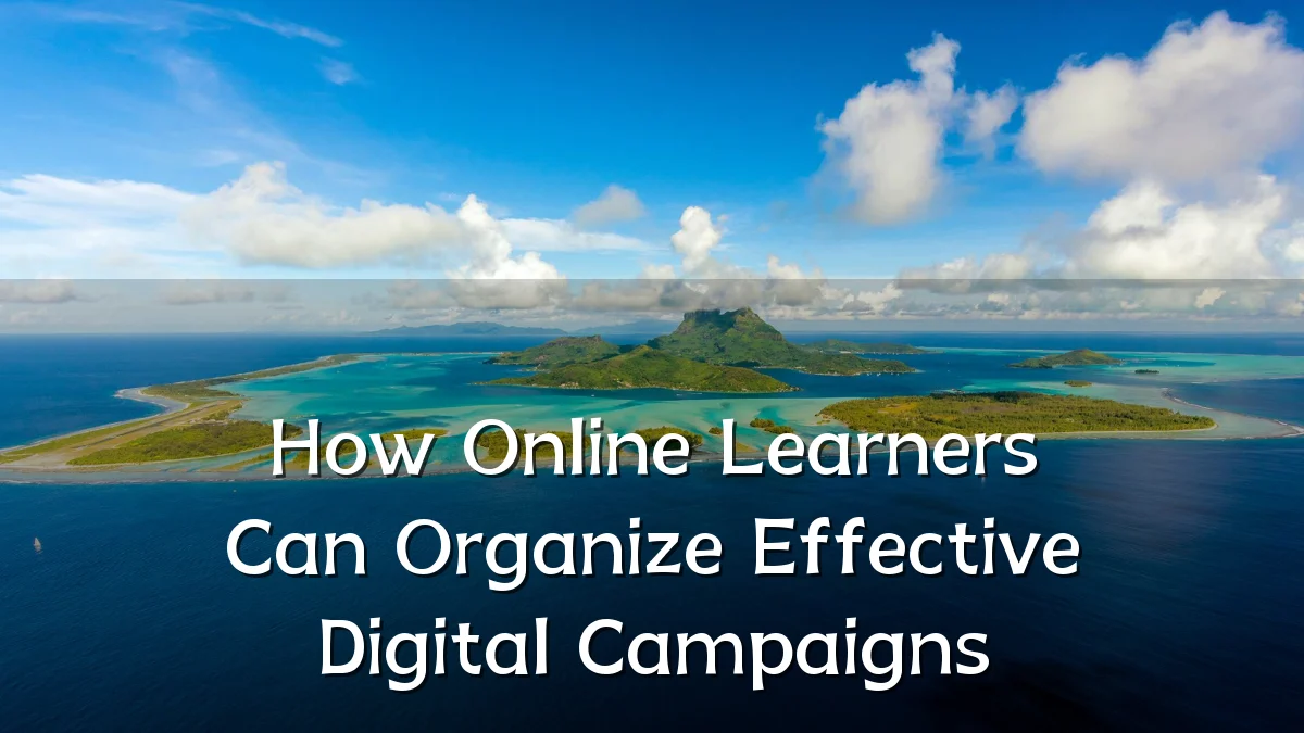 How Online Learners Can Organize Effective Digital Campaigns
