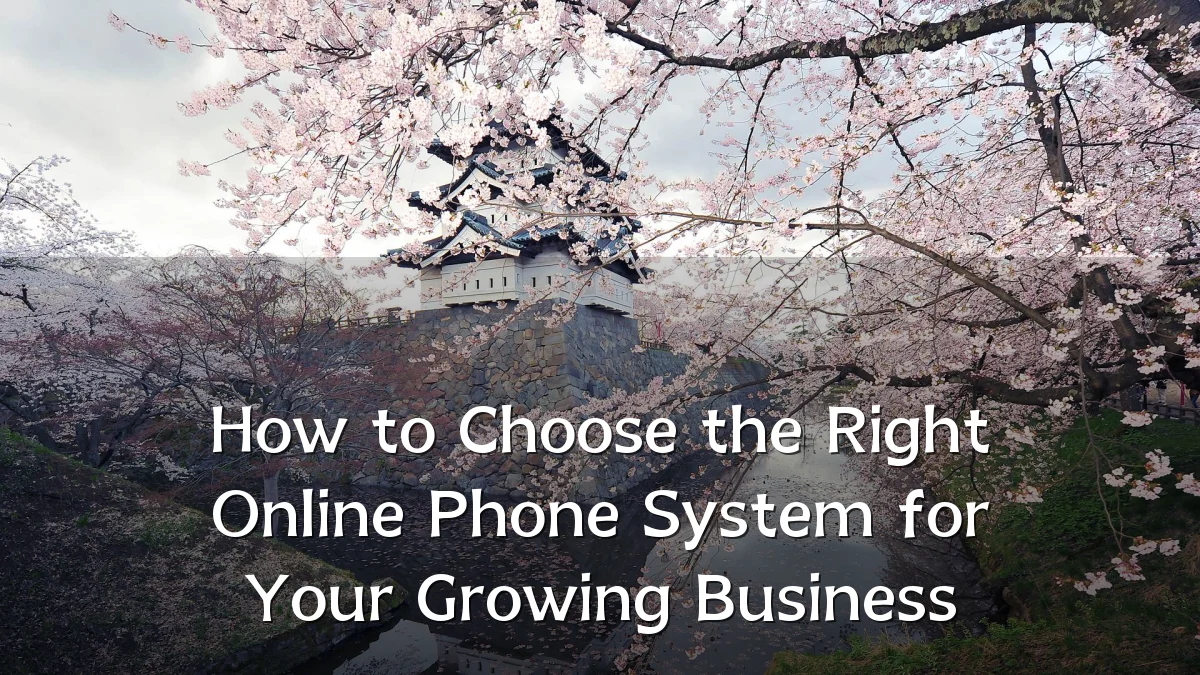 How to Choose the Right Online Phone System for Your Growing Business