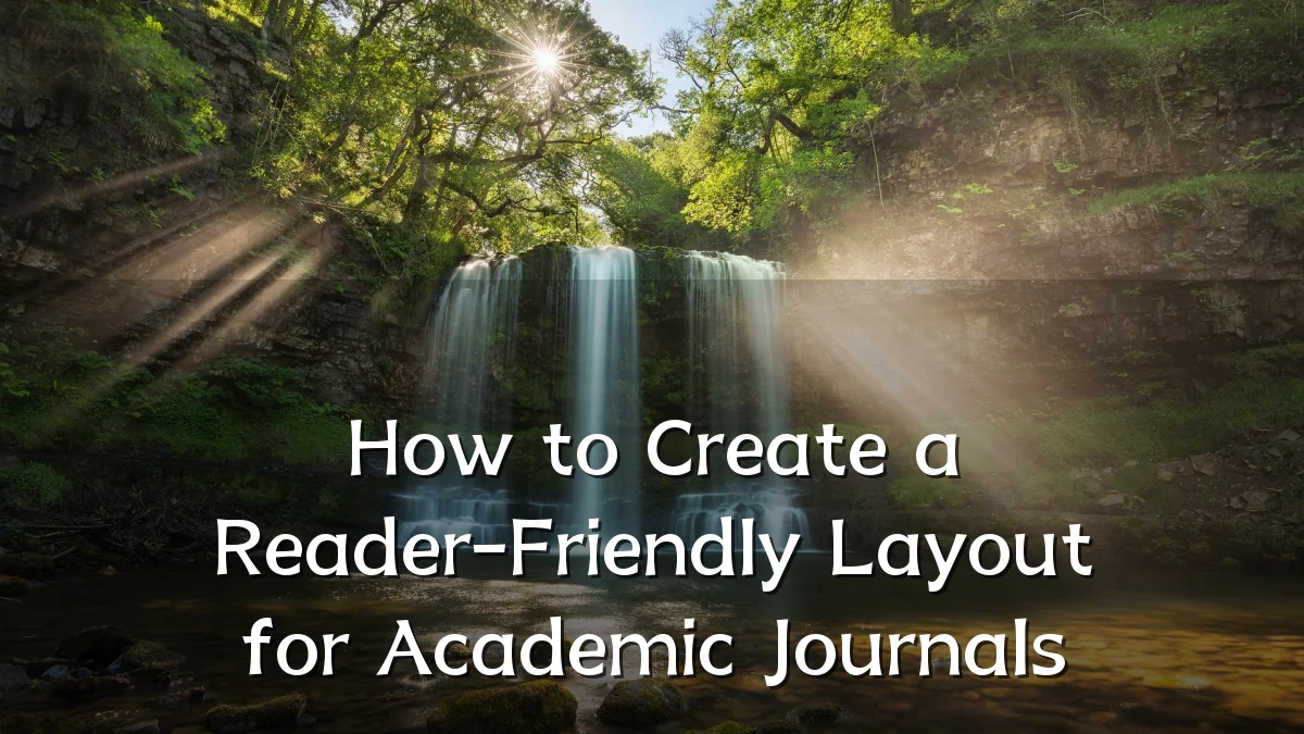 How to Create a Reader-Friendly Layout for Academic Journals