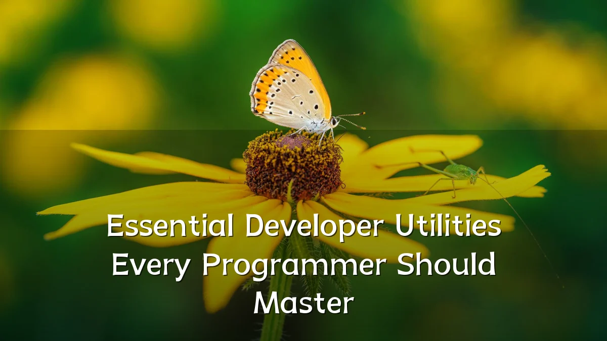 Essential Developer Utilities Every Programmer Should Master
