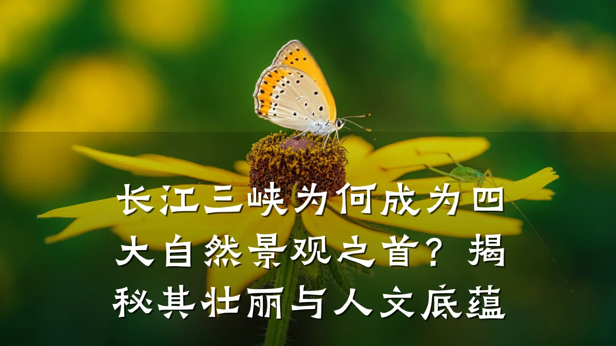 长江三峡为何成为四大自然景观之首?揭秘其壮丽与人文底蕴