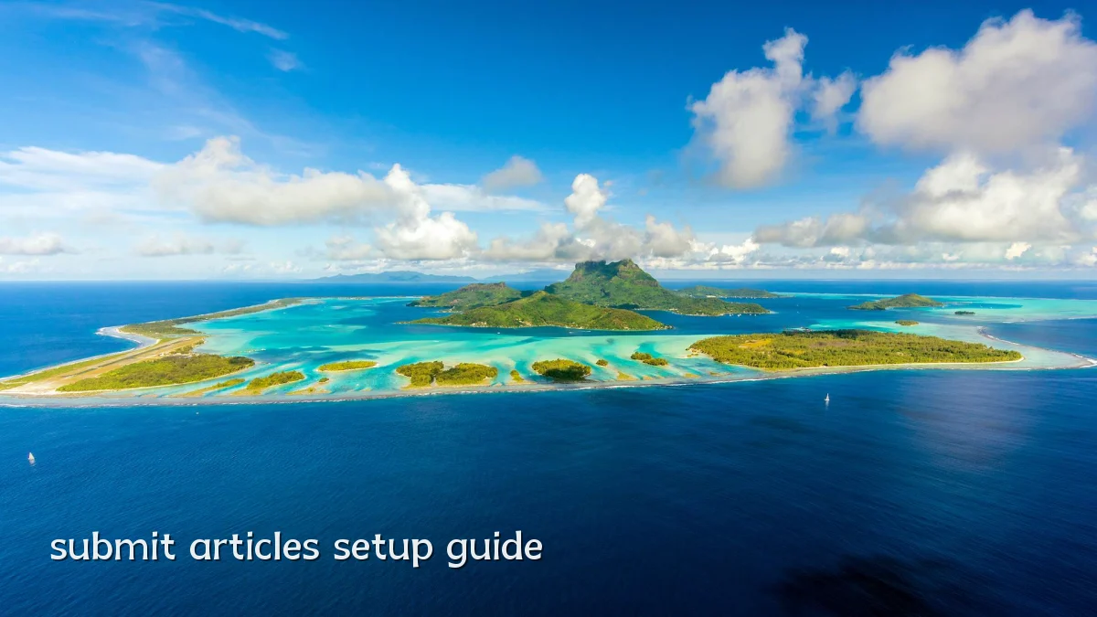 submit articles setup guide