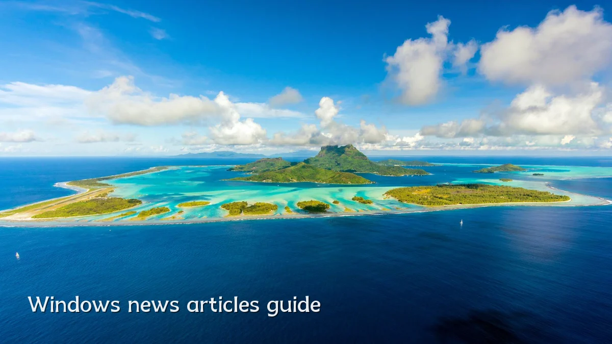 Windows news articles guide