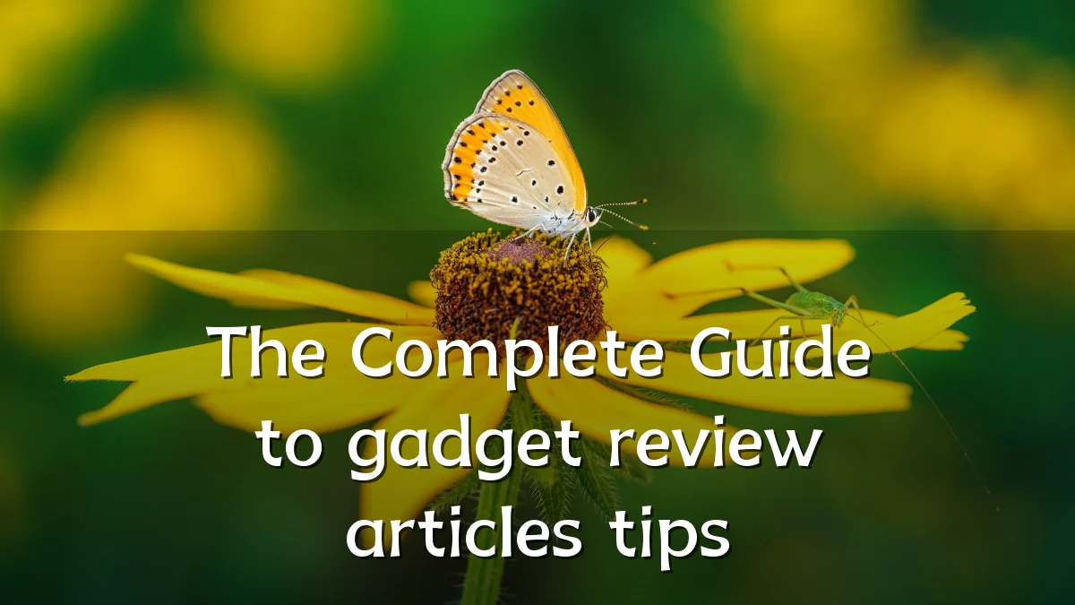 The Complete Guide to gadget review articles tips