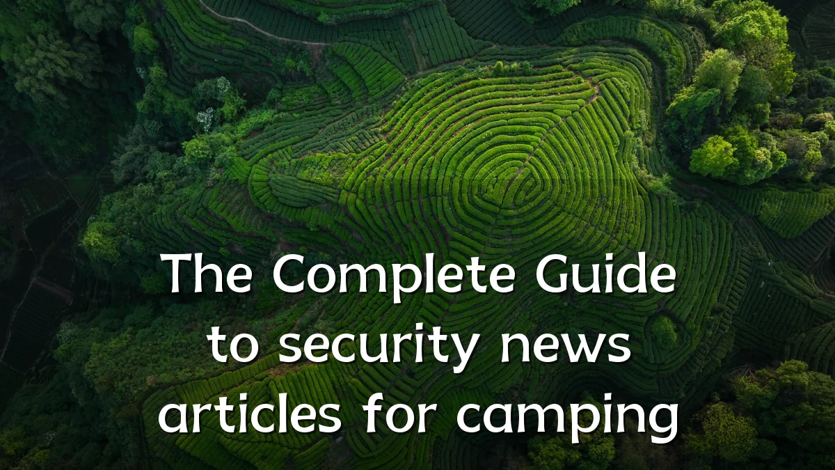 The Complete Guide to security news articles for camping