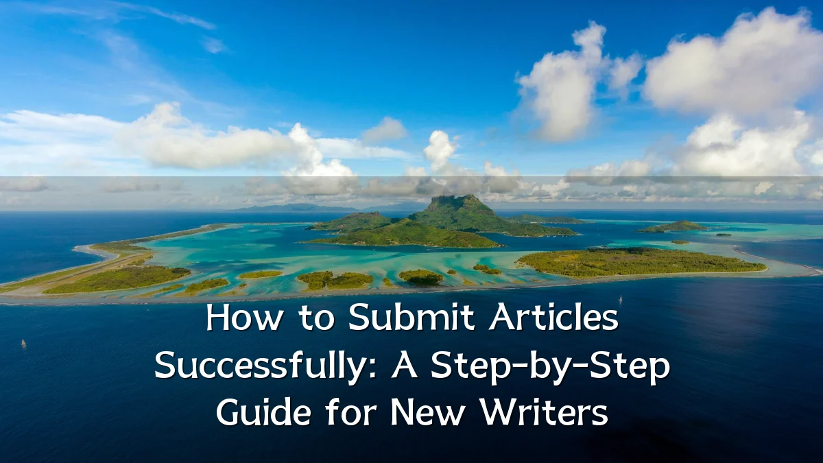 How to Submit Articles Successfully: A Step-by-Step Guide for New Writers
