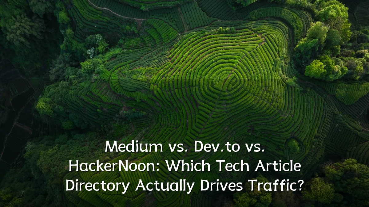 Medium vs. Dev.to vs. HackerNoon: Which Tech Article Directory Actually Drives Traffic?