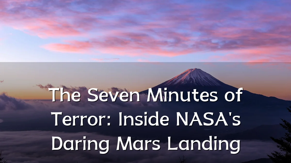 The Seven Minutes of Terror: Inside NASA's Daring Mars Landing