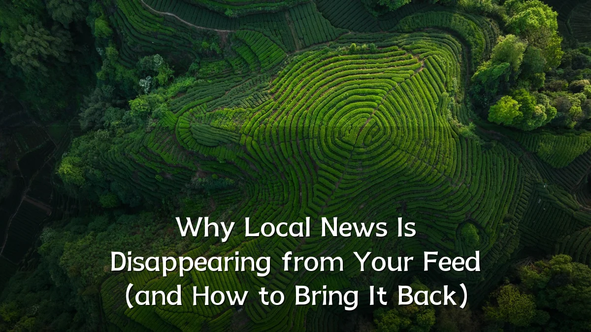 Why Local News Is Disappearing from Your Feed (and How to Bring It Back)