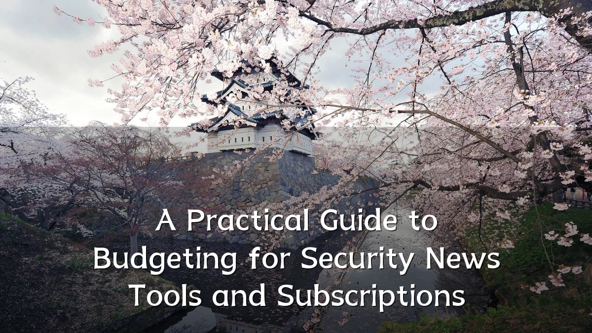 A Practical Guide to Budgeting for Security News Tools and Subscriptions