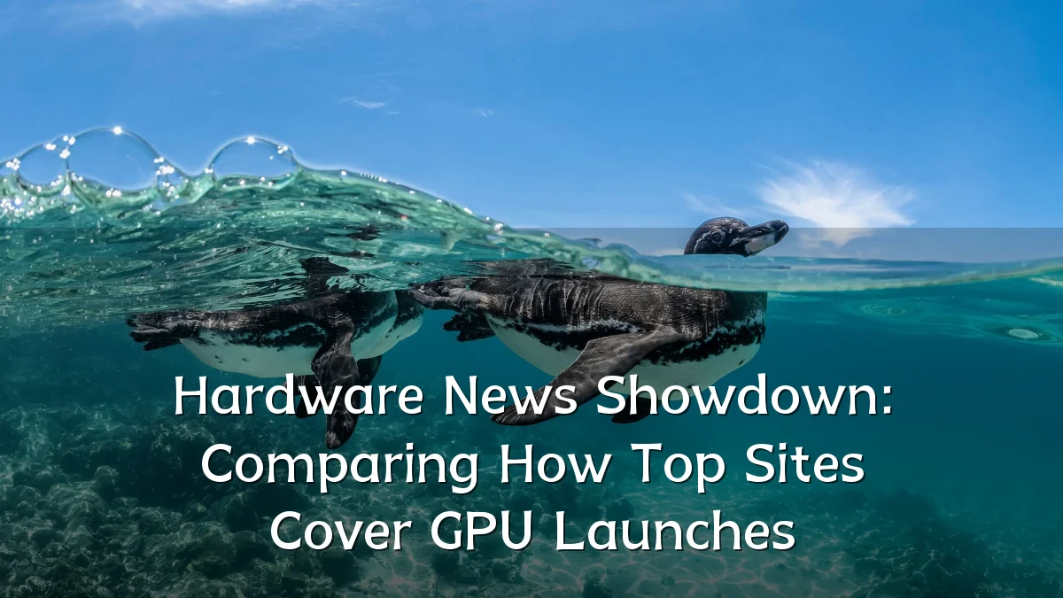 Hardware News Showdown: Comparing How Top Sites Cover GPU Launches