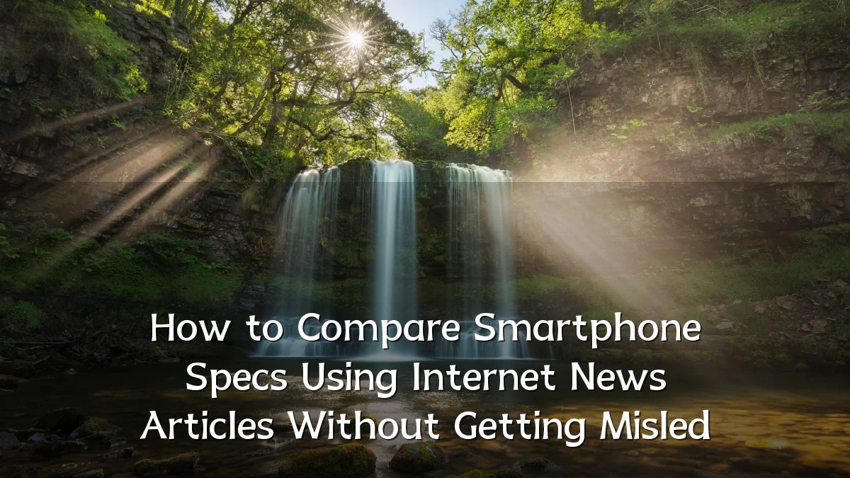 How to Compare Smartphone Specs Using Internet News Articles Without Getting Misled
