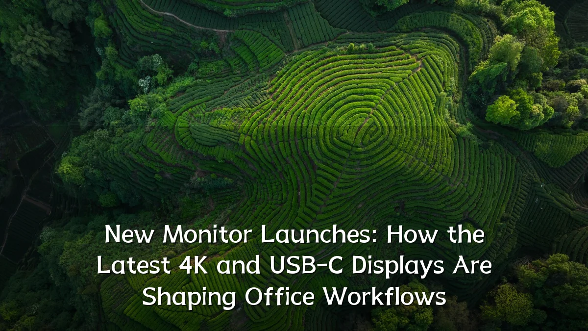 New Monitor Launches: How the Latest 4K and USB-C Displays Are Shaping Office Workflows