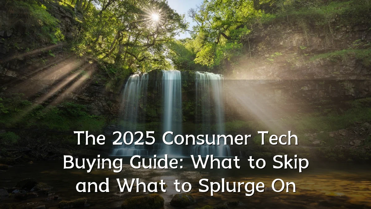 The 2025 Consumer Tech Buying Guide: What to Skip and What to Splurge On