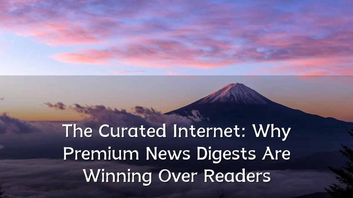 The Curated Internet: Why Premium News Digests Are Winning Over Readers