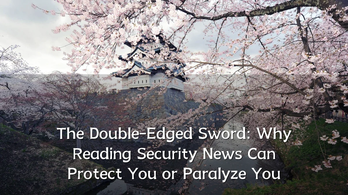 The Double-Edged Sword: Why Reading Security News Can Protect You or Paralyze You