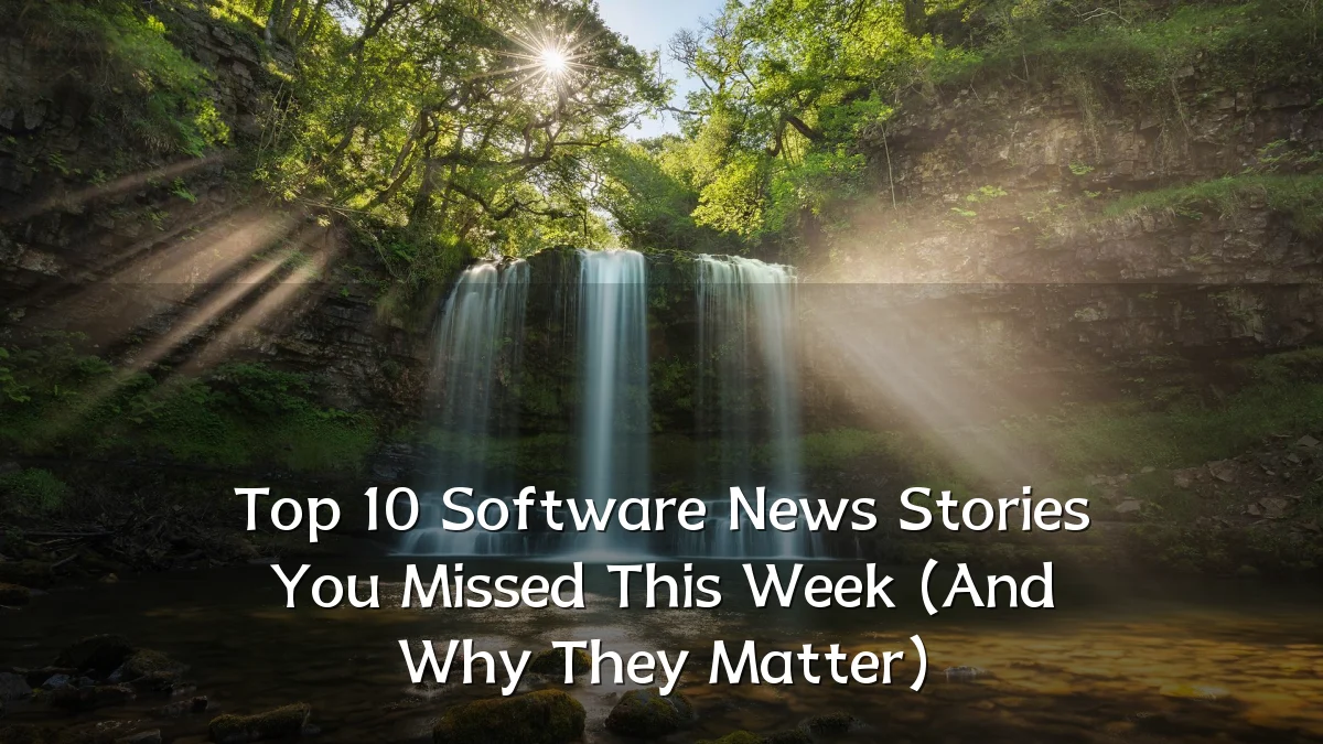 Top 10 Software News Stories You Missed This Week (And Why They Matter)