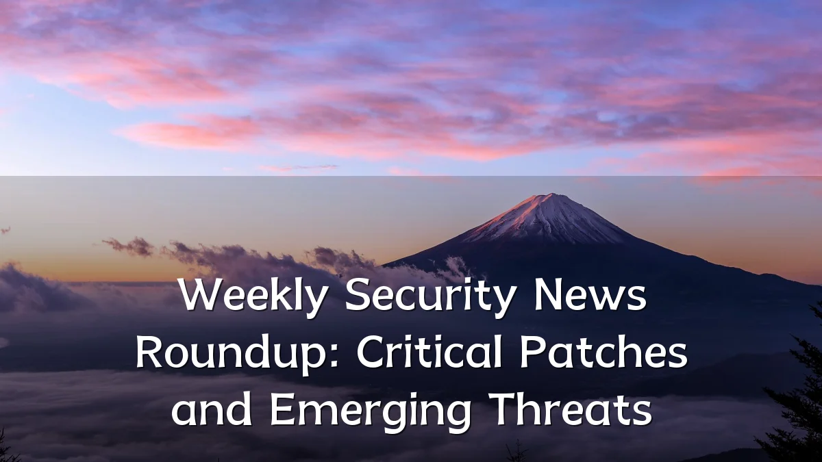 Weekly Security News Roundup: Critical Patches and Emerging Threats