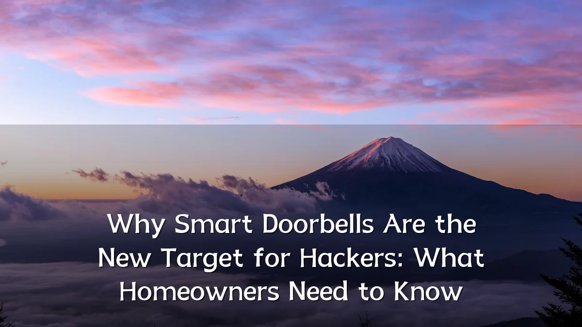 Why Smart Doorbells Are the New Target for Hackers: What Homeowners Need to Know