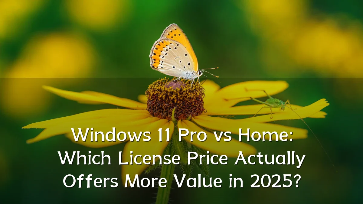 Windows 11 Pro vs Home: Which License Price Actually Offers More Value in 2025?